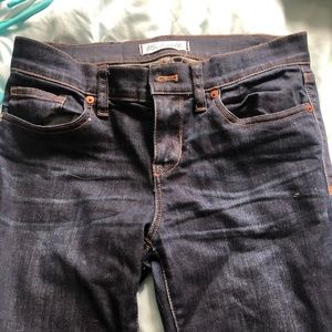 Madewell dark straight leg jeans